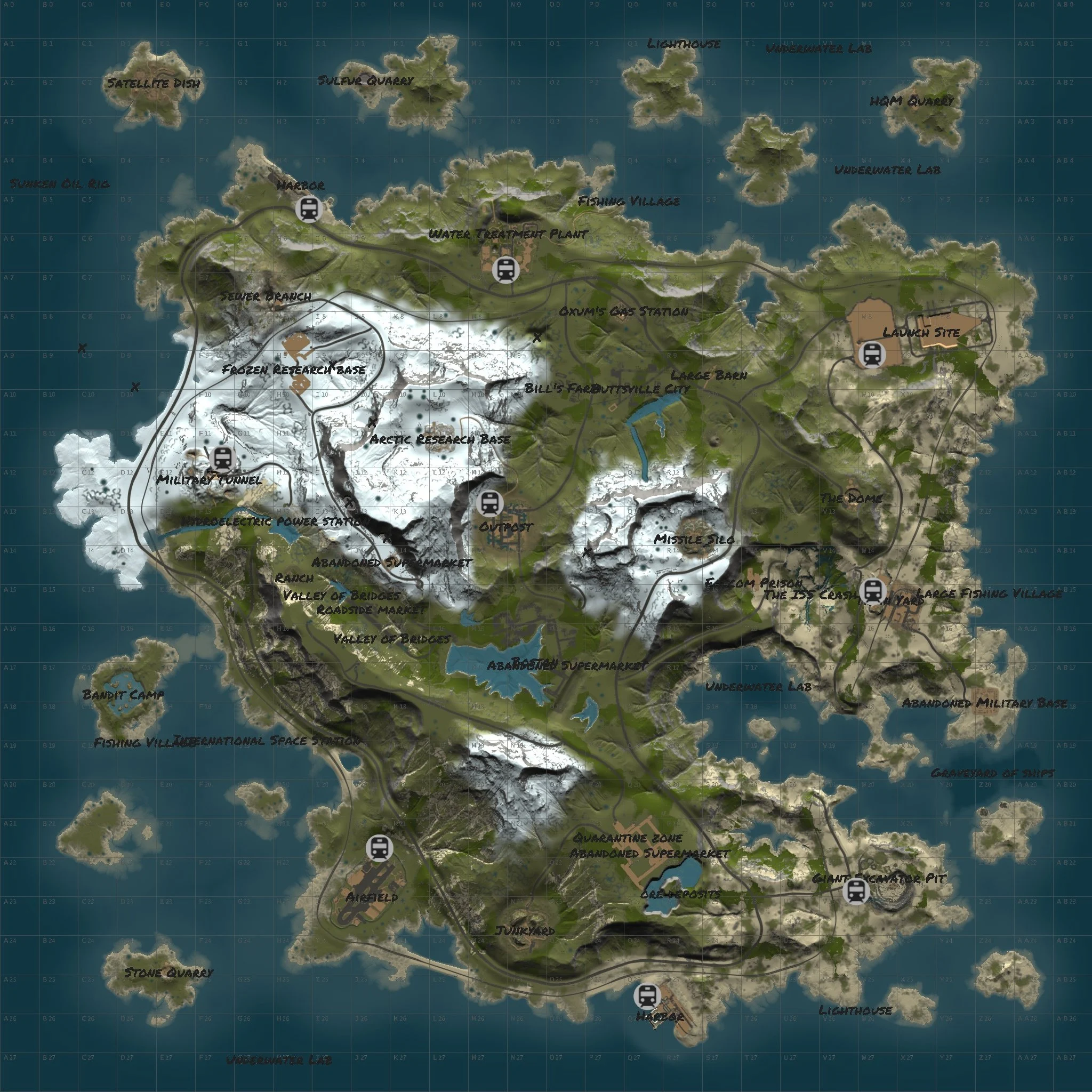 Rust Server Map